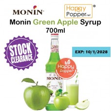 Monin Fruit Series - Green Apple Syrup 700ml ( 6/Ctn ) BT-SY078 莫林青苹果风味糖酱700ml