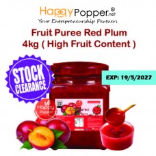 Fruit Puree 4kg Red Plum (6btl/ctn) BT-FP004 红李子风味果泥 4公斤装