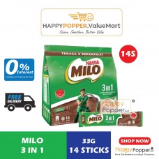 Milo 3in1 Original 14x33g (24pkt/ctn) FM-NES-317766 - 美禄三合一条装包 14x33克