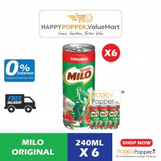 Milo 3in1 Can 6x240ml (24can/ctn) FM-NES-051509 - 美禄三合一罐装 6x240毫升