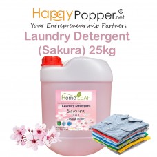 Homeleaf - Laundry Detergent ( Sakura ) 25kg RP-00023 2合一消毒芳香柔软配方洗衣液（樱花风味）25公斤桶装