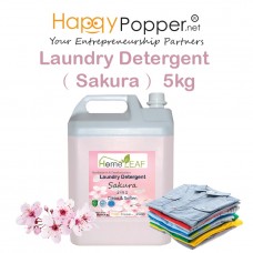 Homeleaf - Laundry Detergent ( Sakura ) 5kg RP-00035 2合一消毒芳香柔软配方洗衣液（樱花风味）5公斤桶装
