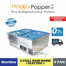 S/Steel Water Bain Marie Machine Electric (4Pan) FW-M0024 - 不锈钢电热水浴锅（四盘）