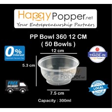 PP Bowl 360 12 cm ( 50pcs/Roll ) CS-T0009  PP材质塑料碗
