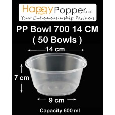 PP Bowl 700 14 cm ( 50pcs/Roll ) CS-T0010 PP材质塑料碗