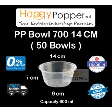 PP Bowl 700 14 cm ( 50pcs/Roll ) CS-T0010 PP材质塑料碗