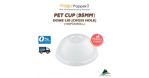 pet dome lid 95mm malaysia bubble tea cup lid PK-T0017