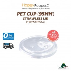 Pet Strawless Lid 95mm 100pcs/roll (10rolls/ctn) (Lid Only) - PK-T0018 便捷杯盖