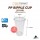 PP Ripple Cup 700ml 22oz (95mm) 50pcs/pkt (20pkt/ctn) (Cup Only)(G700A) - PK-T0006 PP条纹材质塑料杯