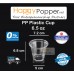 PP Plastic Cup 200ml 6.5oz ( Inc Lid ) ( 100 cups ) PK-T0016 PP材质塑料杯6.5安士 PP Plastic Cup 200ml 6.5oz ( Inc Lid ) ( 100 cups ) PK-T0016 PP材质塑料杯6.5安士