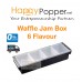 Waffle Jam Box / Covered Box ( 6 Flavour ) WF-T0002 6格酱料盒 Waffle Jam Box / Covered Box ( 6 Flavour ) WF-T0002 6格酱料盒