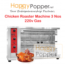 Chicken BBQ Roaster Machine 3 Nos ( Gas ) 220v OV-M0010 燃气3层烤鸡炉