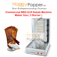 Kebab Machine Maker BBQ Grill Gas ( 3 Burner ) BBQ-M0013 燃气中东烧烤炉三头