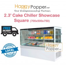 Cake Chiller Showcase Square ( 700 x 500 x 750mm ) ( 2 TIER ) Table Top FC-M0004 蛋糕冷冻柜