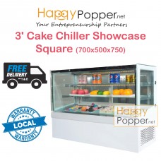 Cake Chiller Showcase Square ( 700 x 500 x 750mm ) ( 2 TIER ) Table Top FC-M0004 蛋糕冷冻柜