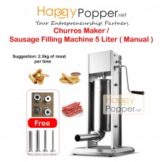 Churros Maker Sausage Filling Machine  5 Liter ( Manual ) SS-M0007 手动灌肠机5升