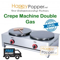 Crepe Machine Maker Double Gas CR-M0004 燃气双头班戟炉煎饼机