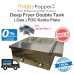 Deep Fryer Double Tank ( Gas ) Free Kanto Plate DF-M0020(C) 6升双缸燃气炸炉送关东煮不锈钢隔板