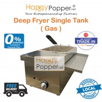 Deep Fryer Single Tank ( Gas ) DF-M0019(C) 6升单缸燃气炸炉