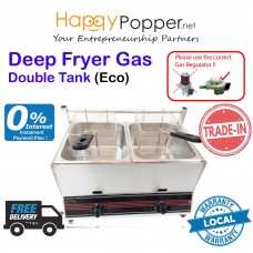 Deep Fryer 6 Liter X 2 Double Tank ( Gas ) ( Eco ) DF-M0015 6升双缸燃气炸炉
