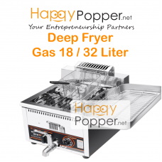 Deep Fryer 18 Lilter / 30 Liter 1 Basket ( Gas ) DF-M0009 18升燃气炸炉