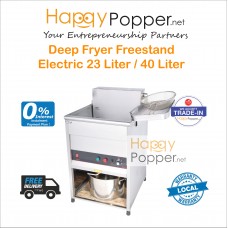 Deep Fryer 23 Liter / 40 Liter with Stand 1 Basket ( Electric ) DF-M0012 23升立式电热炸炉