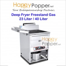 Deep Fryer 23 Liter / 40 Liter With Stand 1 Basket ( Gas ) DF-M0011 23升立式燃气炸炉
