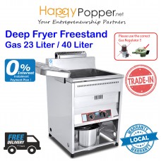 Deep Fryer 23 Liter / 40 Liter With Stand 1 Basket ( Gas ) DF-M0011 23升立式燃气炸炉