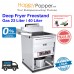 Deep Fryer 23 Liter / 40 Liter With Stand 1 Basket ( Gas ) DF-M0011 23升立式燃气炸炉