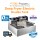 Deep Fryer 6 Liter x 2 Double Tank ( Electric ) DF-M0006 6升双缸电热炸炉