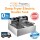 Deep Fryer 6 Liter x 2 Double Tank ( Electric ) DF-M0006 6升双缸电热炸炉