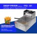 Deep Fryer 6 Liter Single Tank ( Electric ) DF-M0004 6升单缸电热炸炉