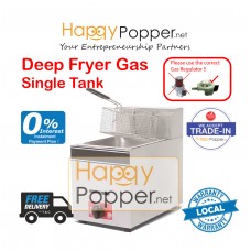 Deep Fryer 6 Liter Single Tank ( Gas ) DF-M0005 6升单缸燃气炸炉