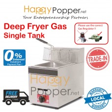 Deep Fryer 6 Liter Single Tank ( Gas ) DF-M0005 6升单缸燃气炸炉