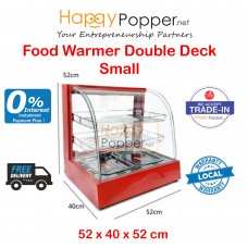 Food Warmer Display Showcase Double Deck ( Small ) FW-M0004 ( Black FW-M0019 ) ( White FW-M0012 ) ( Yellow FW-M0013 ) 小3层保温柜