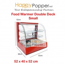 Food Warmer Display Showcase Double Deck ( Small ) FW-M0004 ( Black FW-M0019 ) ( White FW-M0012 ) ( Yellow FW-M0013 ) 小3层保温柜