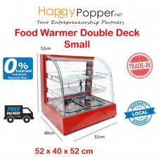 Food Warmer Display Showcase Double Deck ( Small ) FW-M0004 ( Black FW-M0019 ) ( White FW-M0012 ) ( Yellow FW-M0013 ) 小3层保温柜