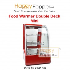 Food Warmer Display Showcase Double Deck ( Mini ) FW-M0003 ( Black FW-M0010 ) ( White FW-M0018 ) 迷你3层保温柜