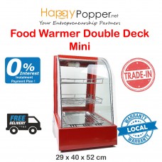 Food Warmer Display Showcase Double Deck ( Mini ) FW-M0003 ( Black FW-M0010 ) ( White FW-M0018 ) 迷你3层保温柜