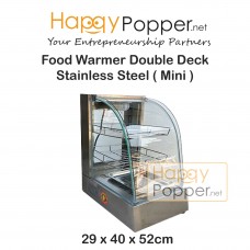 Food Warmer Display Showcase Stainless Steel Double Deck ( Mini ) FW-M0011 不锈钢迷你保温柜