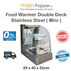 Food Warmer Display Showcase Stainless Steel Double Deck ( Mini ) FW-M0011 不锈钢迷你保温柜