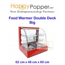 Food Warmer Display Showcase Double Deck ( Big ) FW-M0005 ( Black FW-M0008 ) ( Yellow FW-M0009 ) 三层大保温柜