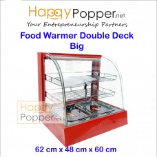 Food Warmer Display Showcase Double Deck ( Big ) FW-M0005 ( Black FW-M0008 ) ( Yellow FW-M0009 ) 三层大保温柜