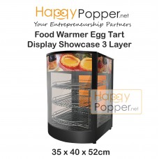 Food Warmer Egg Tart Display Showcase 3 Decks FW-M0017 蛋挞保温展示柜三层