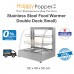 Food Warmer Display Showcase Double Deck Stainless Steel ( Small ) FW-M0022 不锈钢保温柜