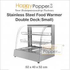 Food Warmer Display Showcase Double Deck Stainless Steel ( Small ) FW-M0022 不锈钢保温柜