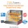 Food Warmer Display Showcase Double Deck Stainless Steel ( Big ) FW-M0002 不锈钢大保温柜
