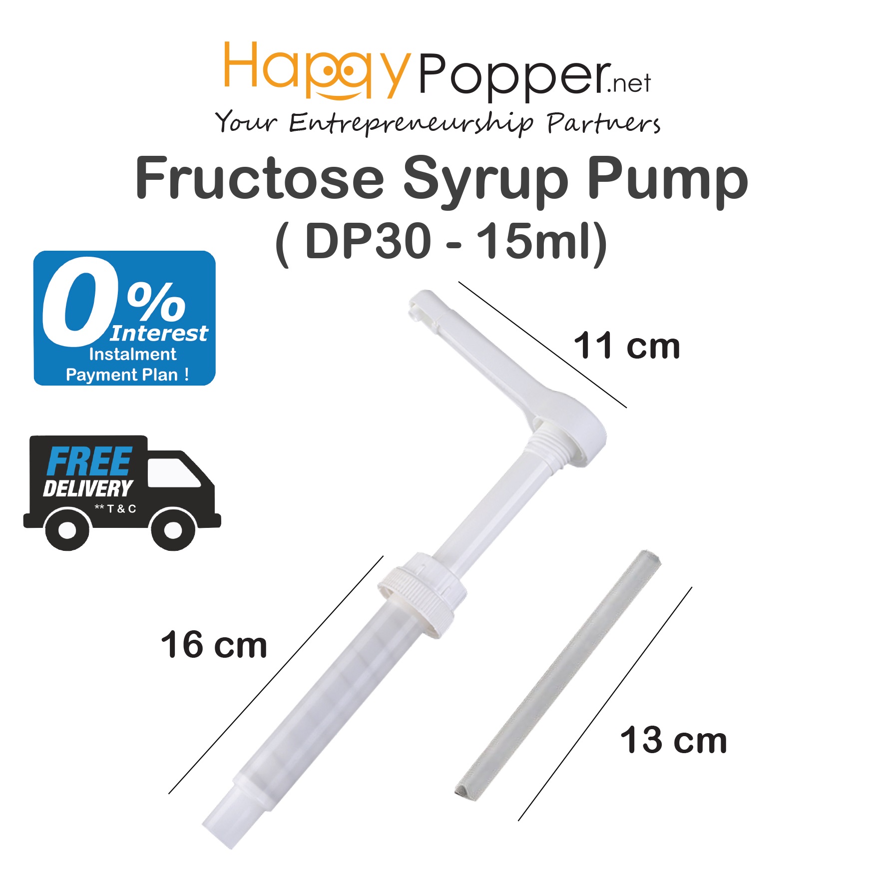 Fructure Pump Fructose Syrup Pump 15cc (DP30 ) FT-T0001 浓缩果汁果糖糖浆专用压头