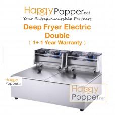 Deep Fryer 6 Liter x 2 Double Tank ( Electric - Gold Level ) DF-M0001 6升双缸电热炸炉厚款