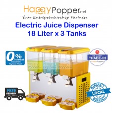 Juice Dispenser 18 Liter x 3 Tanks ( Electric ) JD-M0003 冷饮果汁机18升三缸